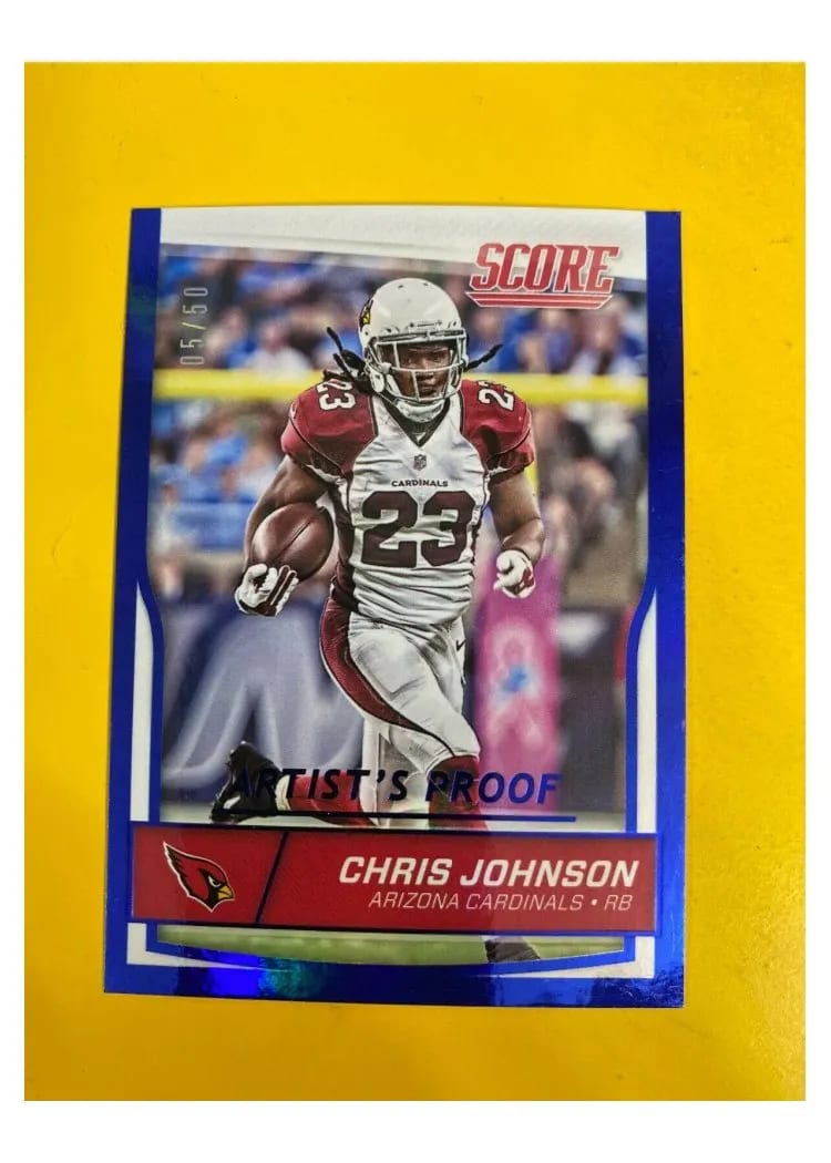 2016 Score Base Set Chris Johnson #2 card