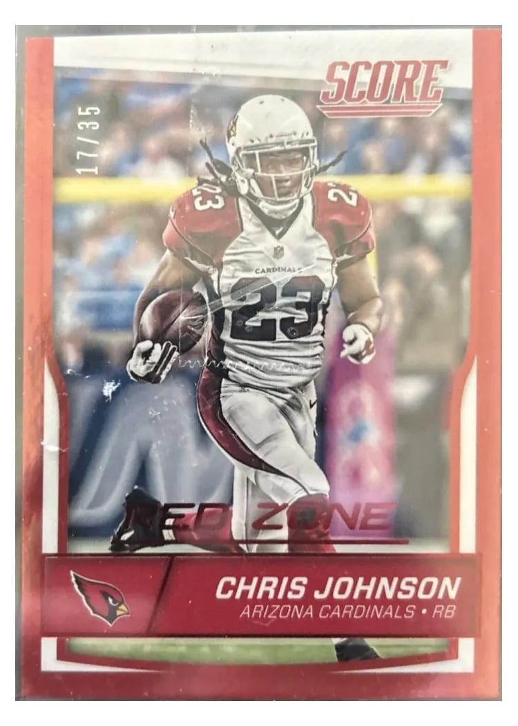 2016 Score Base Set Chris Johnson #2 card