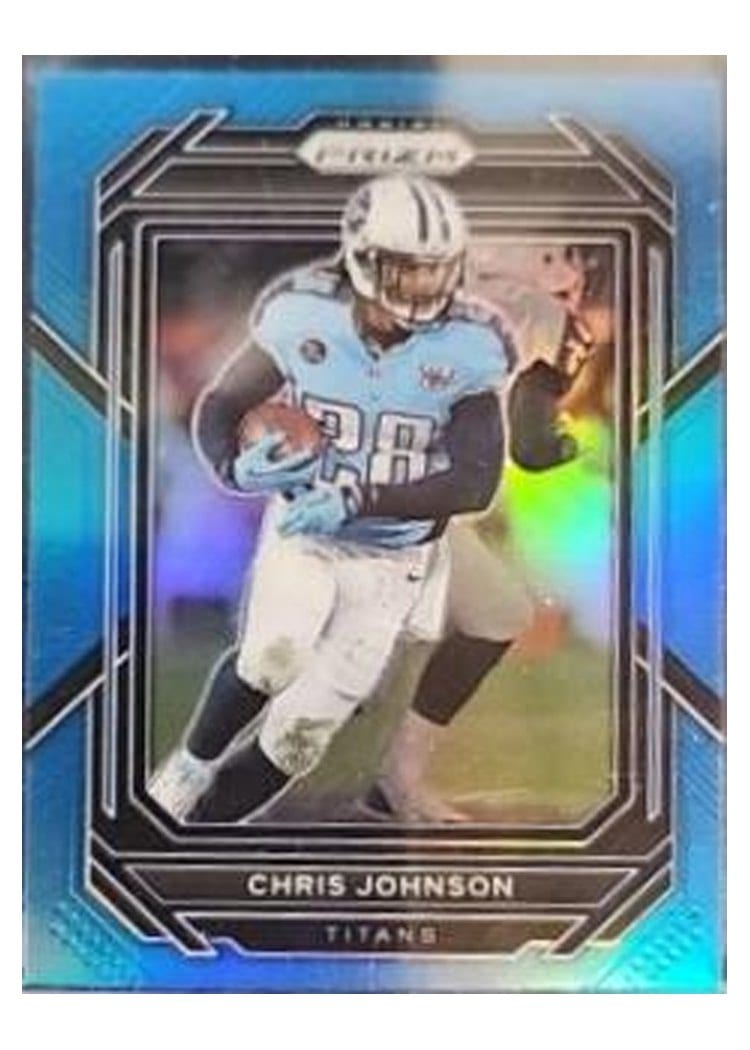 2022 Panini Prizm Base Set Chris Johnson Blue #291 card