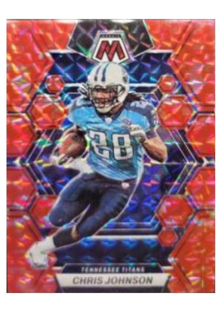 2023 Panini Mosaic Base Set Chris Johnson Red #242 card
