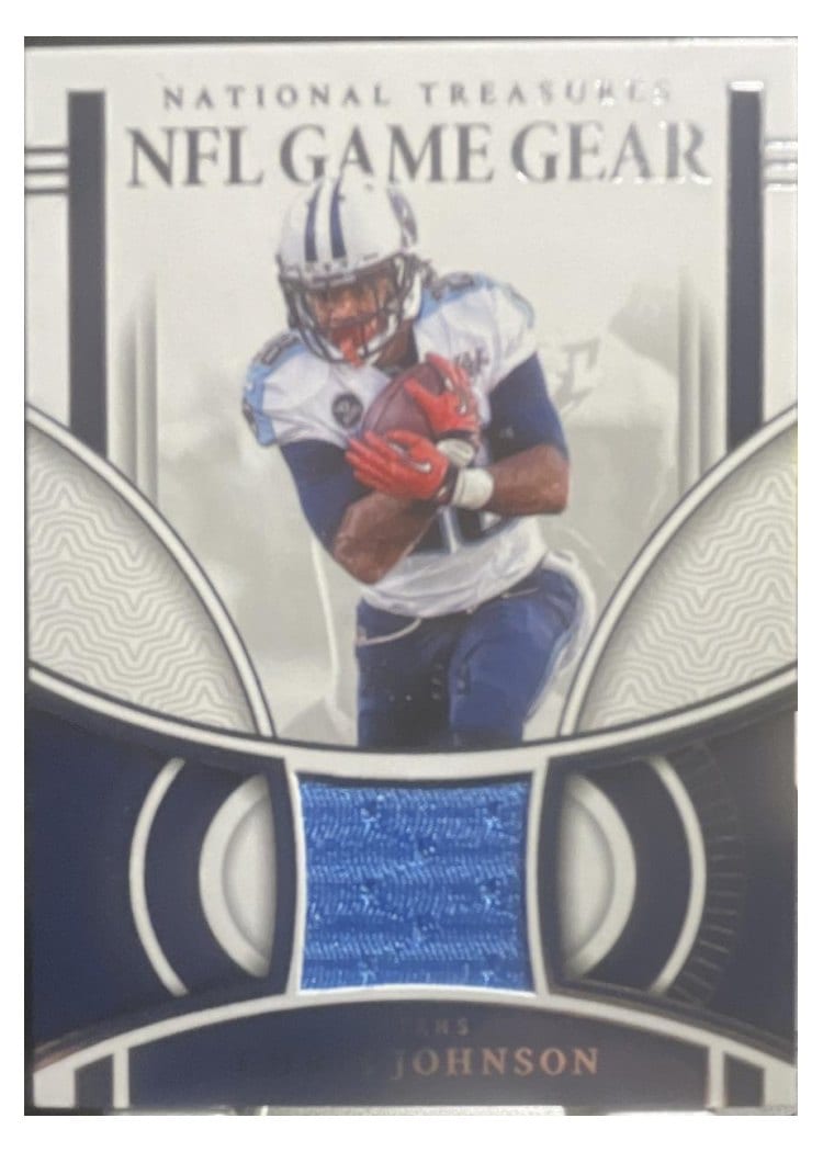 2023 Panini National Treasures NFL Game Gear Chris Johnson #NGG-CJN card