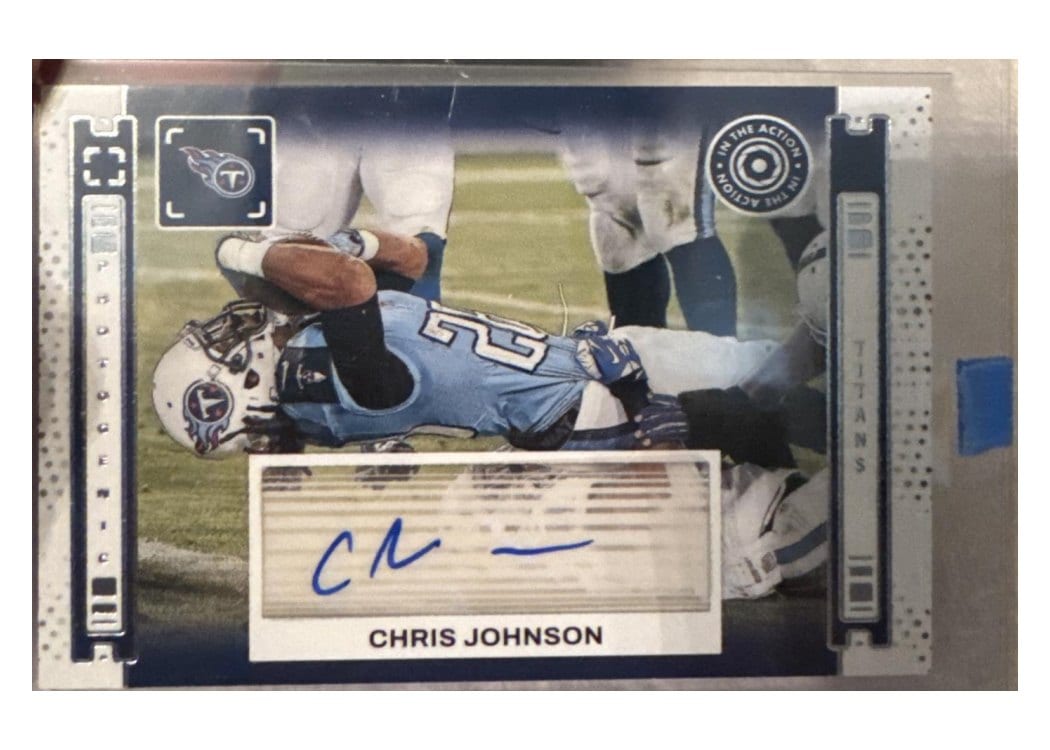 2024 Panini Photogenic In The Action Autographs Chris Johnson #IAA-CJO card