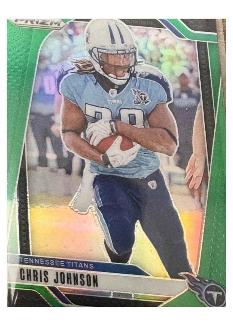 2024 Panini Prizm Base Set Chris Johnson Green #284 card