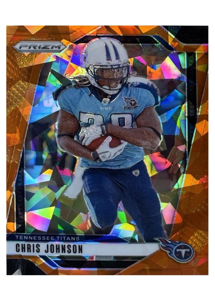 2024 Panini Prizm Base Set Chris Johnson Orange Ice #284 card