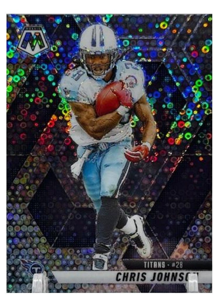 2025 Panini Mosaic Base Set Chris Johnson No Huddle Silver #224 card