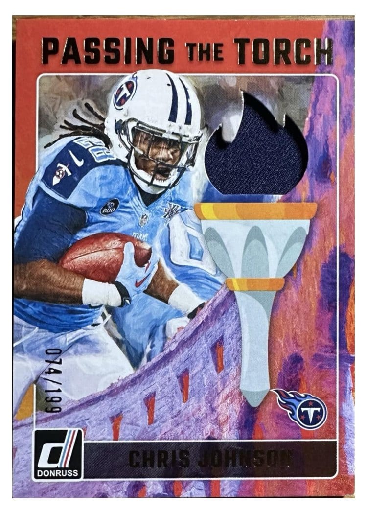 2024 Donruss Passing the Torch Chris Johnson / Tyjae Spears #PTT-TIT card