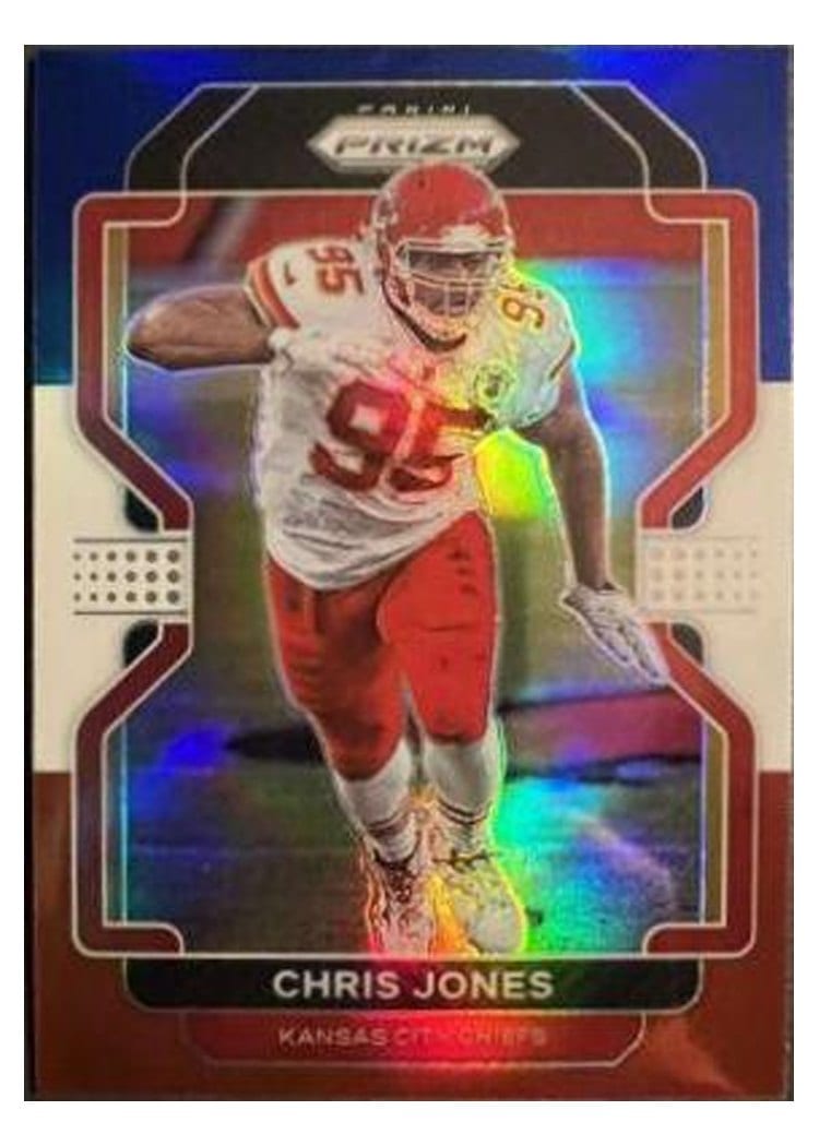 2021 Panini Prizm Base Set Chris Jones #192 card