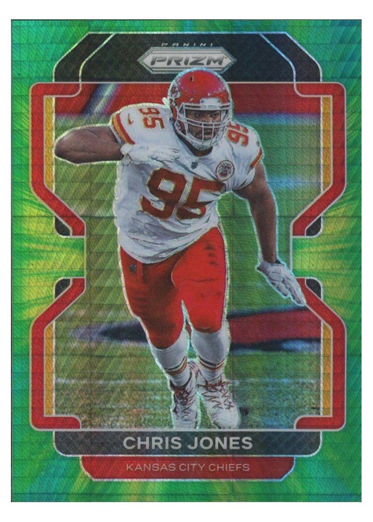 2021 Panini Prizm Base Set Chris Jones #192 card