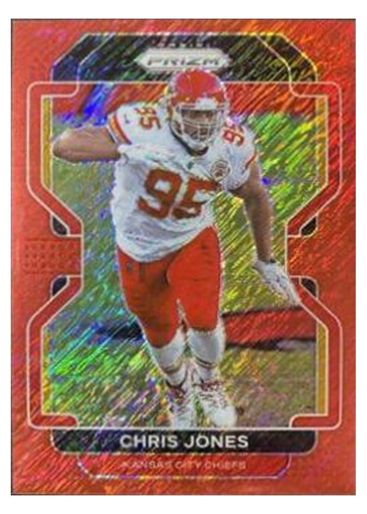 2021 Panini Prizm Base Set Chris Jones #192 card