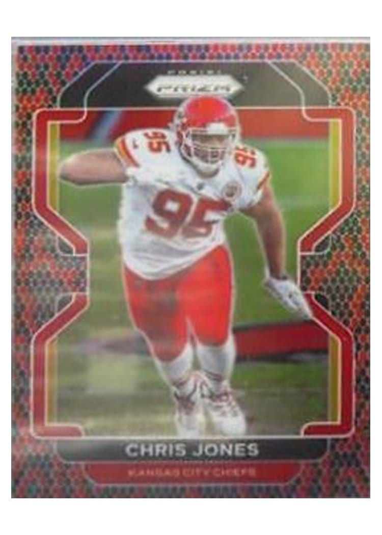 2021 Panini Prizm Base Set Chris Jones #192 card