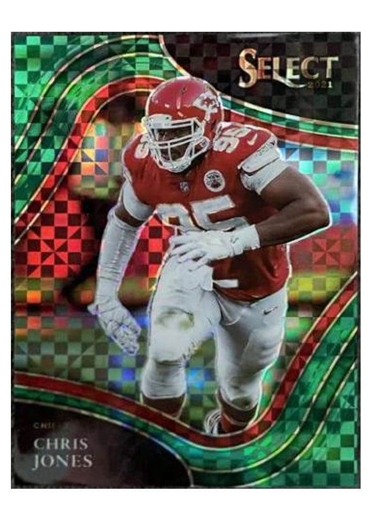 2021 Panini Select Base Set Chris Jones #318 card