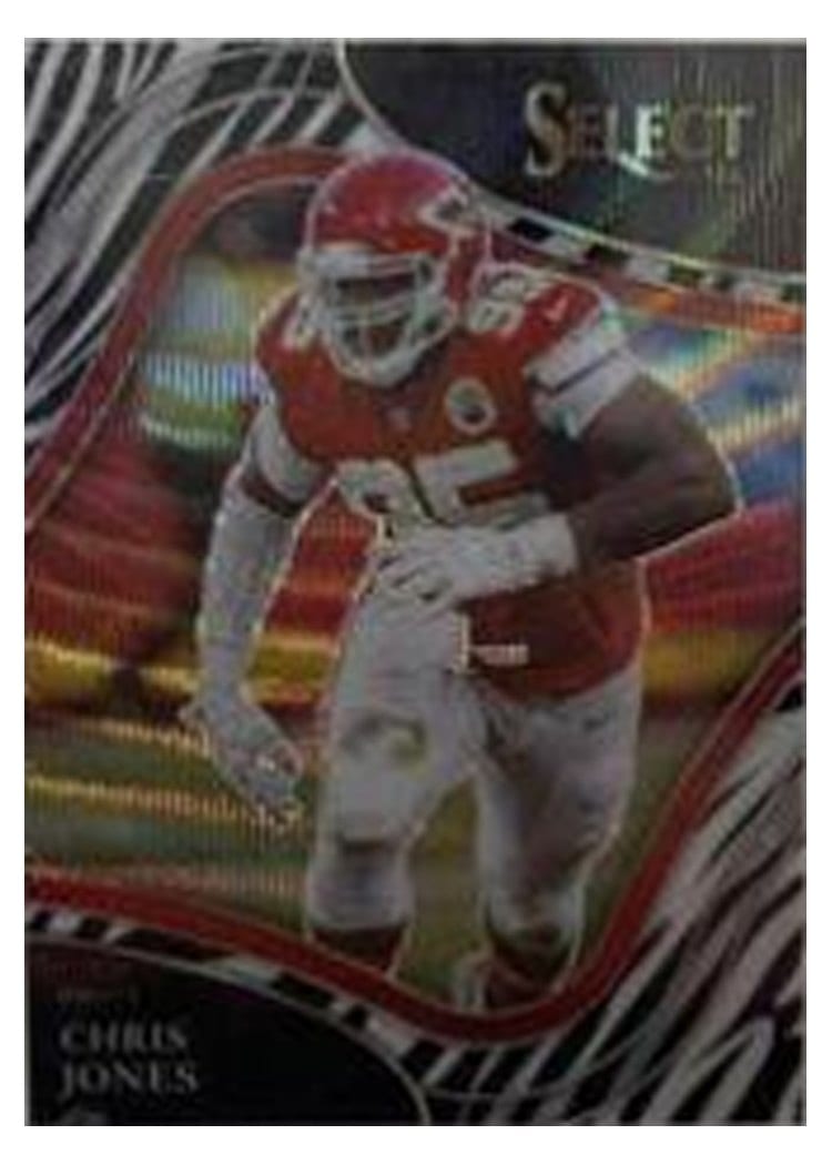 2021 Panini Select Base Set Chris Jones #318 card
