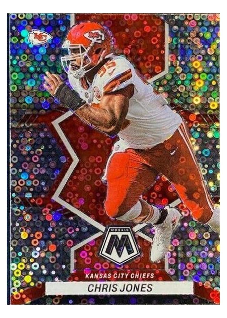 2022 Panini Mosaic Base Set Chris Jones #223 card