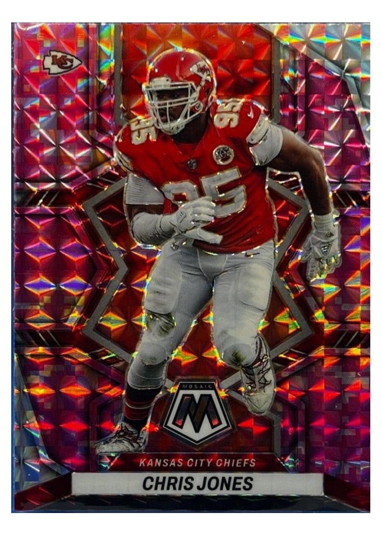 2022 Panini Mosaic Base Set Chris Jones #99 card