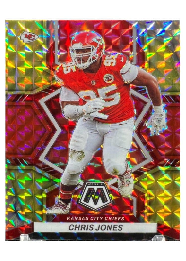 2022 Panini Mosaic Base Set Chris Jones #99 card