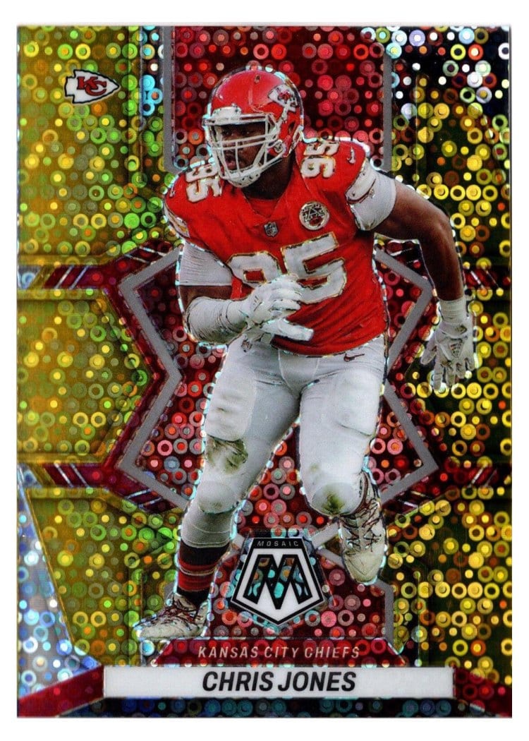 2022 Panini Mosaic Base Set Chris Jones #99 card