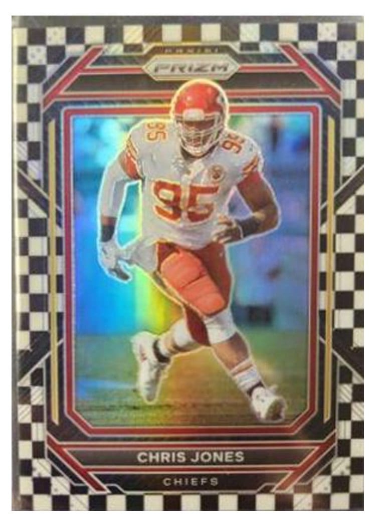 2022 Panini Prizm Base Set Chris Jones #145 card