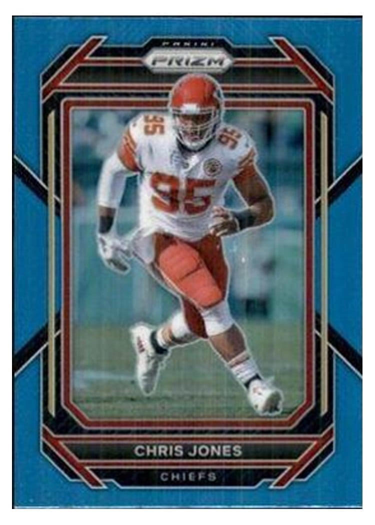 2022 Panini Prizm Base Set Chris Jones #145 card