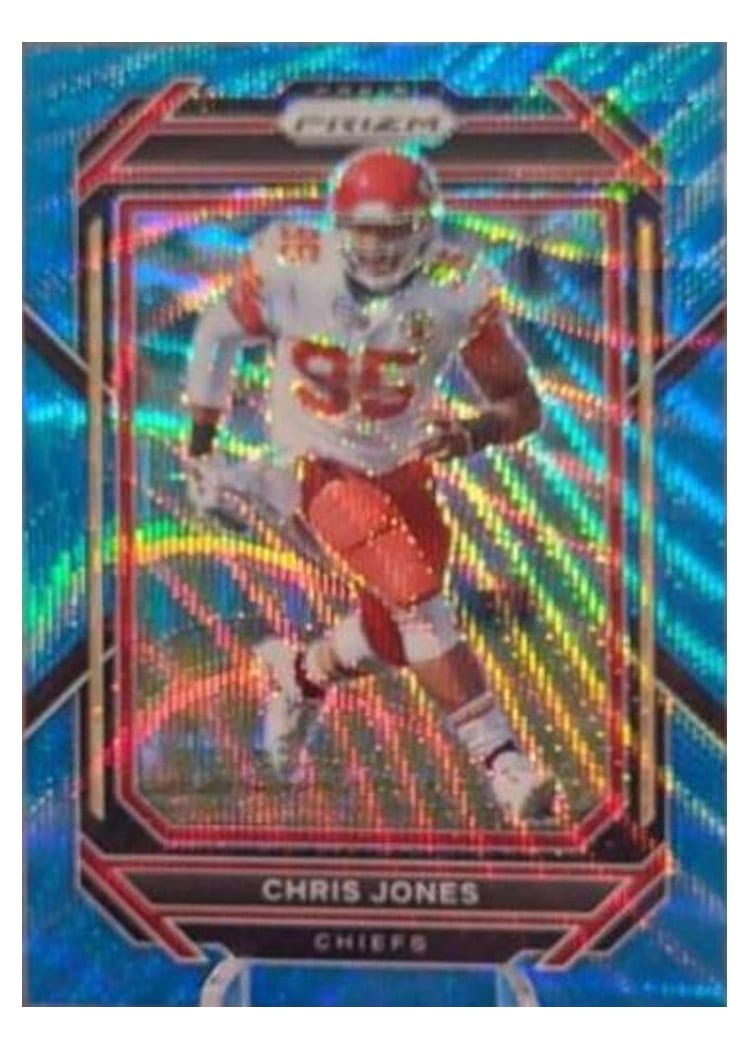 2022 Panini Prizm Base Set Chris Jones #145 card