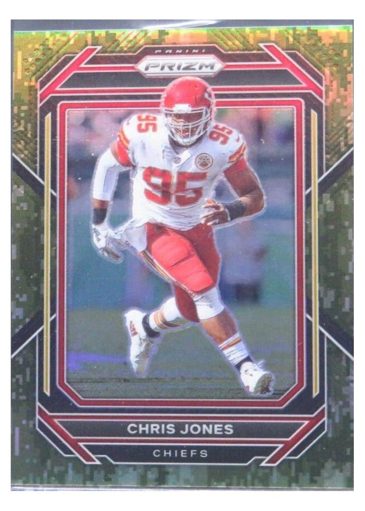 2022 Panini Prizm Base Set Chris Jones #145 card