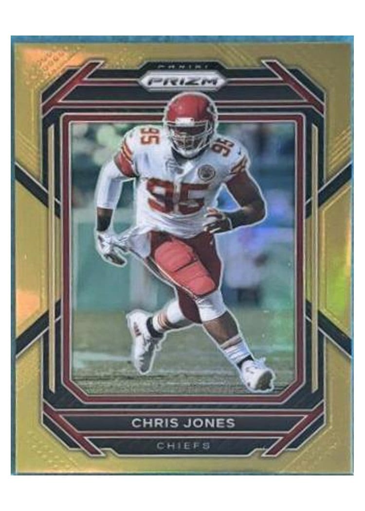 2022 Panini Prizm Base Set Chris Jones #145 card