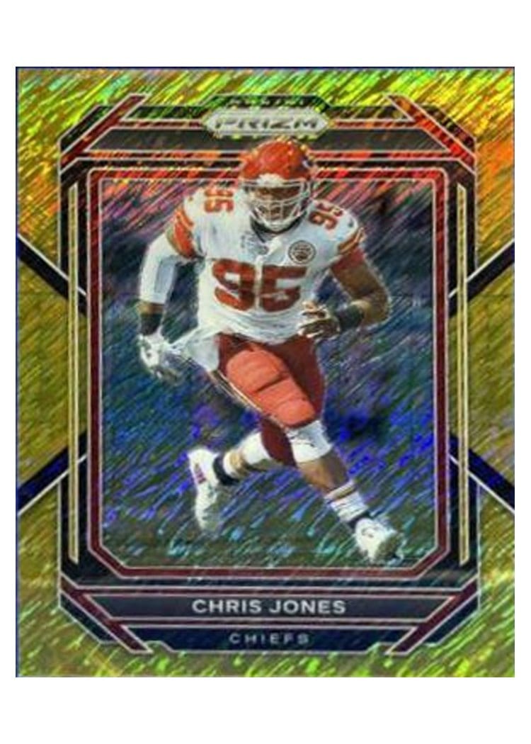 2022 Panini Prizm Base Set Chris Jones #145 card