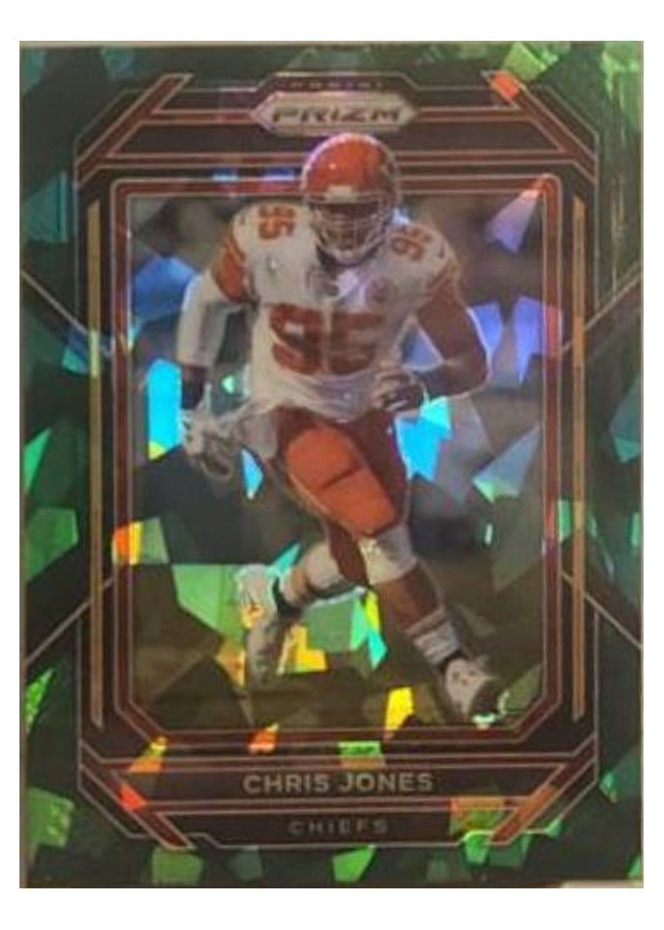 2022 Panini Prizm Base Set Chris Jones #145 card
