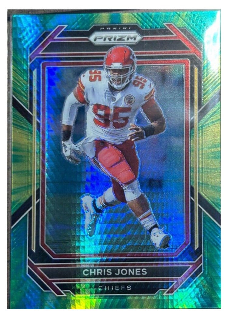 2022 Panini Prizm Base Set Chris Jones #145 card