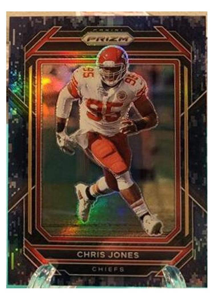 2022 Panini Prizm Base Set Chris Jones #145 card