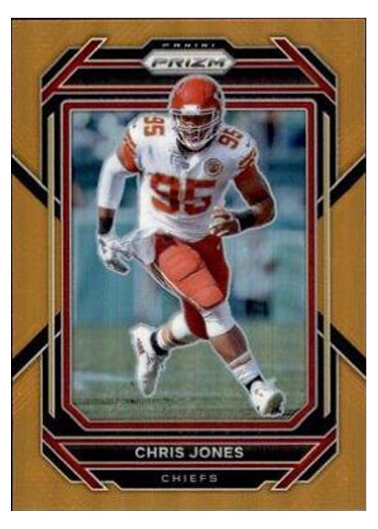 2022 Panini Prizm Base Set Chris Jones #145 card