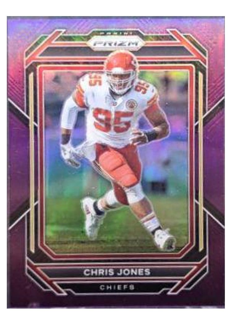 2022 Panini Prizm Base Set Chris Jones #145 card