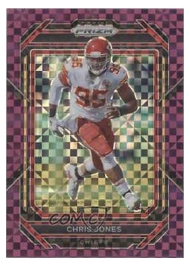2022 Panini Prizm Base Set Chris Jones #145 card
