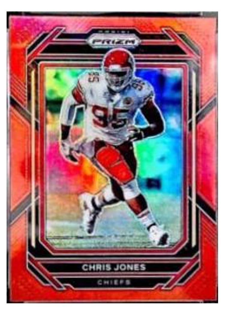 2022 Panini Prizm Base Set Chris Jones #145 card