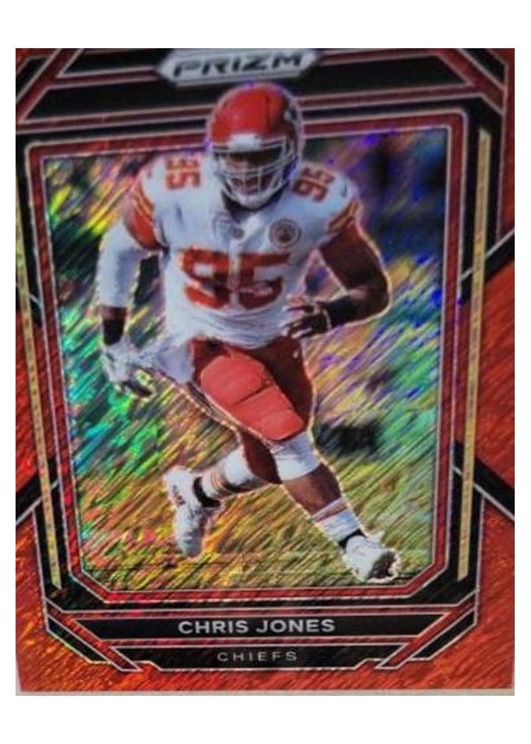 2022 Panini Prizm Base Set Chris Jones #145 card