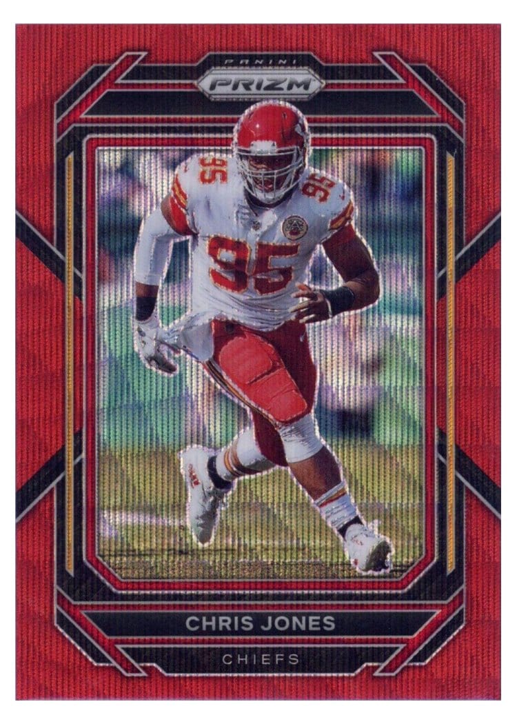 2022 Panini Prizm Base Set Chris Jones #145 card