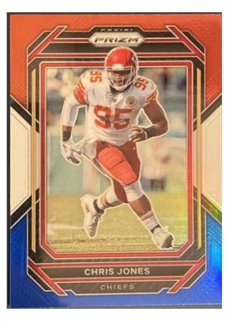 2022 Panini Prizm Base Set Chris Jones #145 card