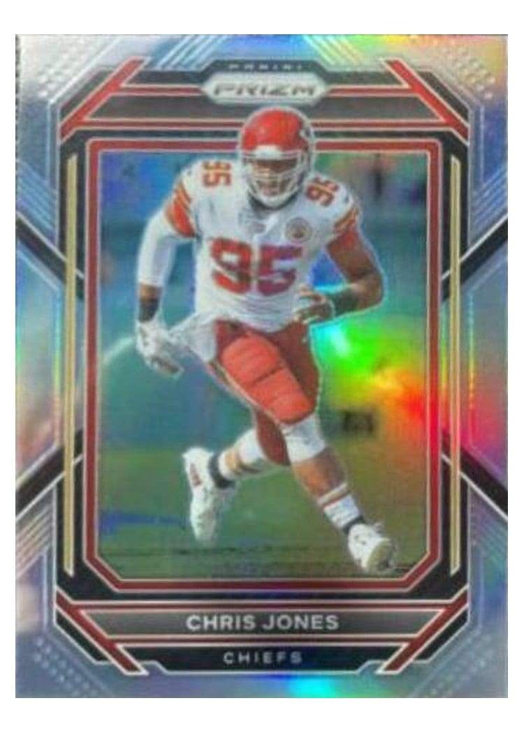 2022 Panini Prizm Base Set Chris Jones #145 card