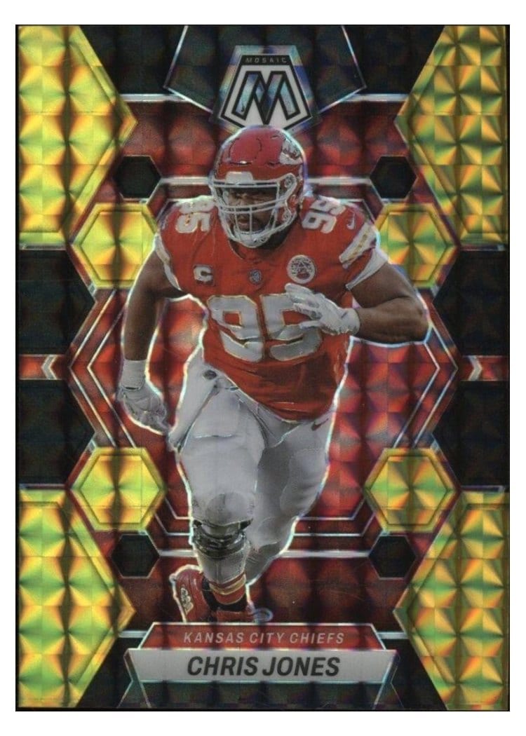 2023 Panini Mosaic Base Set Chris Jones #114 card