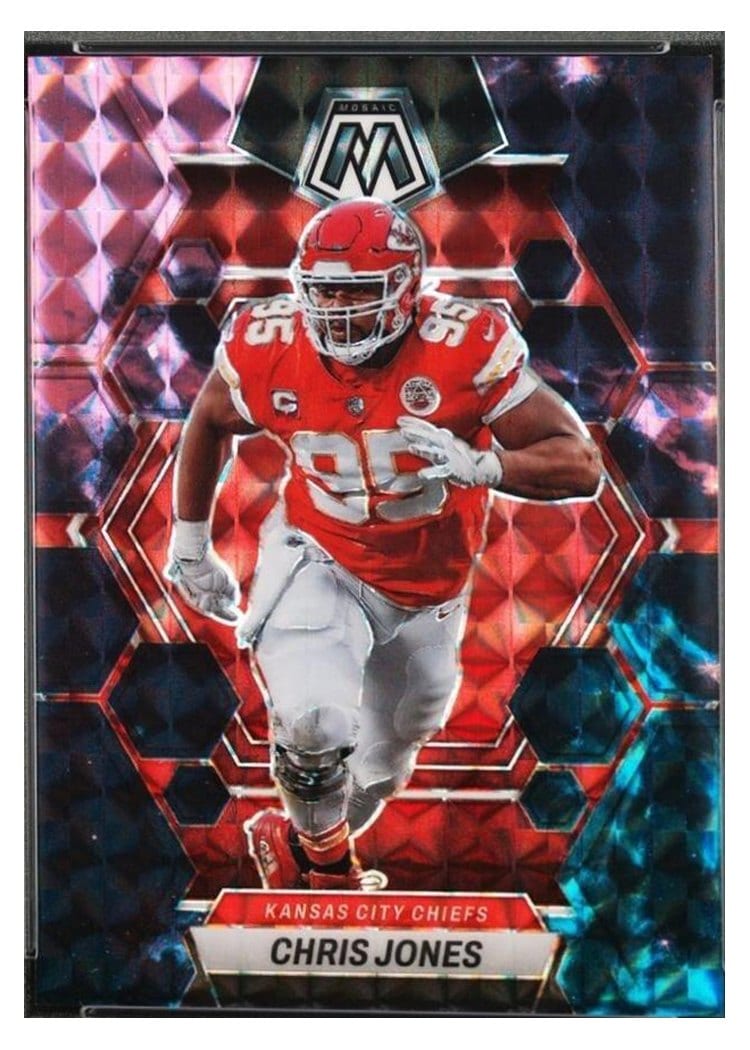 2023 Panini Mosaic Base Set Chris Jones #114 card