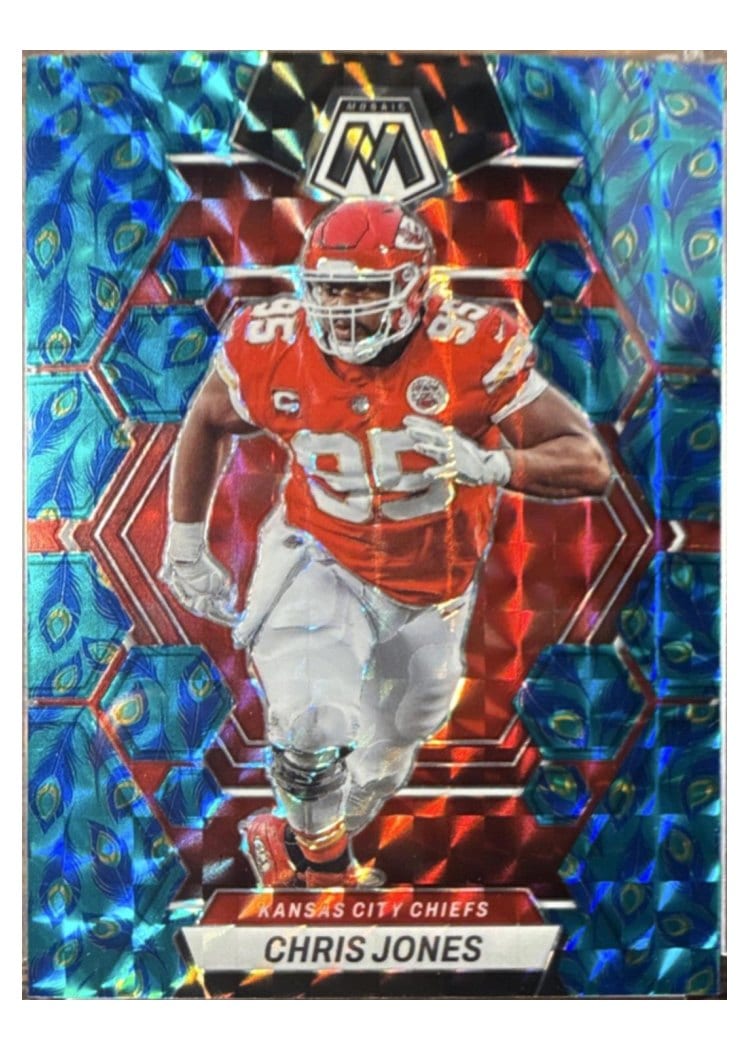 2023 Panini Mosaic Base Set Chris Jones #114 card