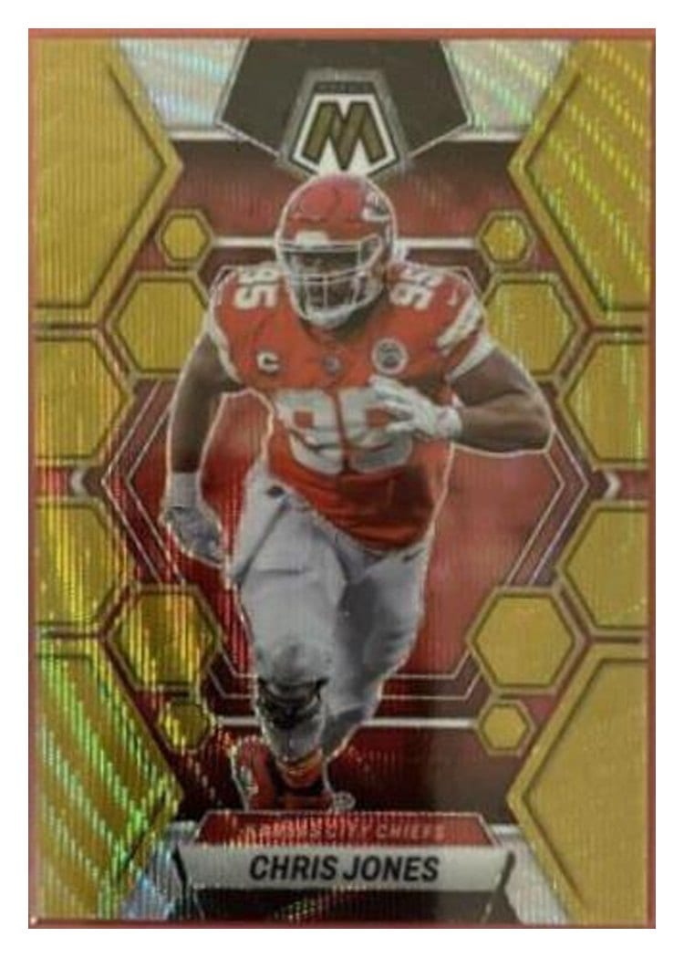 2023 Panini Mosaic Base Set Chris Jones #114 card