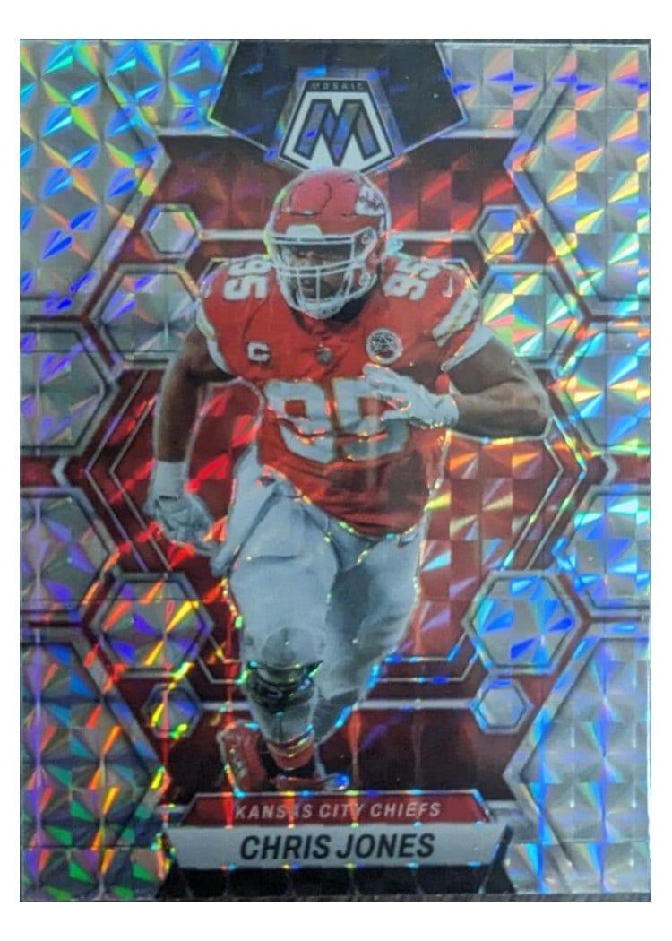 2023 Panini Mosaic Base Set Chris Jones Mosaic #114 card