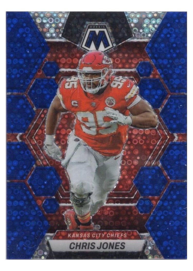 2023 Panini Mosaic Base Set Chris Jones #114 card