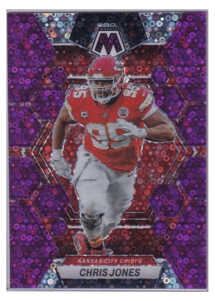 2023 Panini Mosaic Base Set Chris Jones #114 card