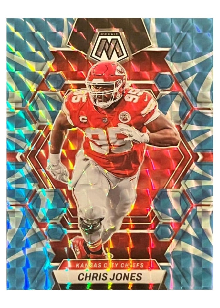 2023 Panini Mosaic Base Set Chris Jones #114 card