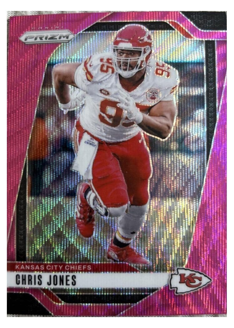 2024 Panini Prizm Base Set Chris Jones #143 card