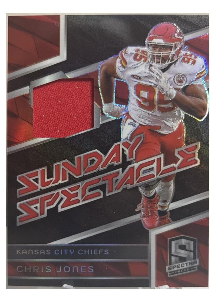 2024 Panini Spectra Sunday Spectacle Relics Chris Jones #SS-CJS card