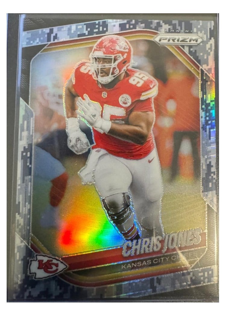 2025 Panini Prizm Base Set Chris Jones #113 card