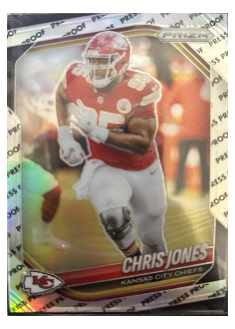 2025 Panini Prizm Base Set Chris Jones #113 card