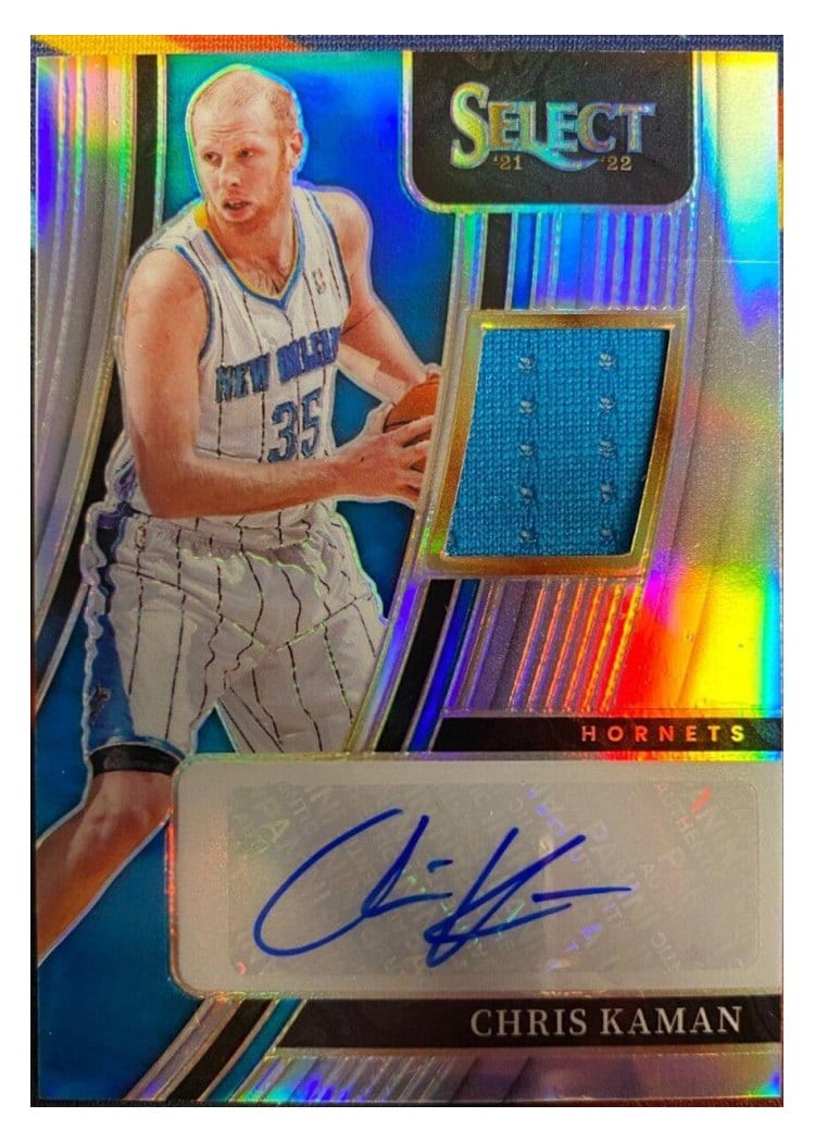 2021-22 Panini Select Autographed Memorabilia Chris Kaman #AM-CKM card